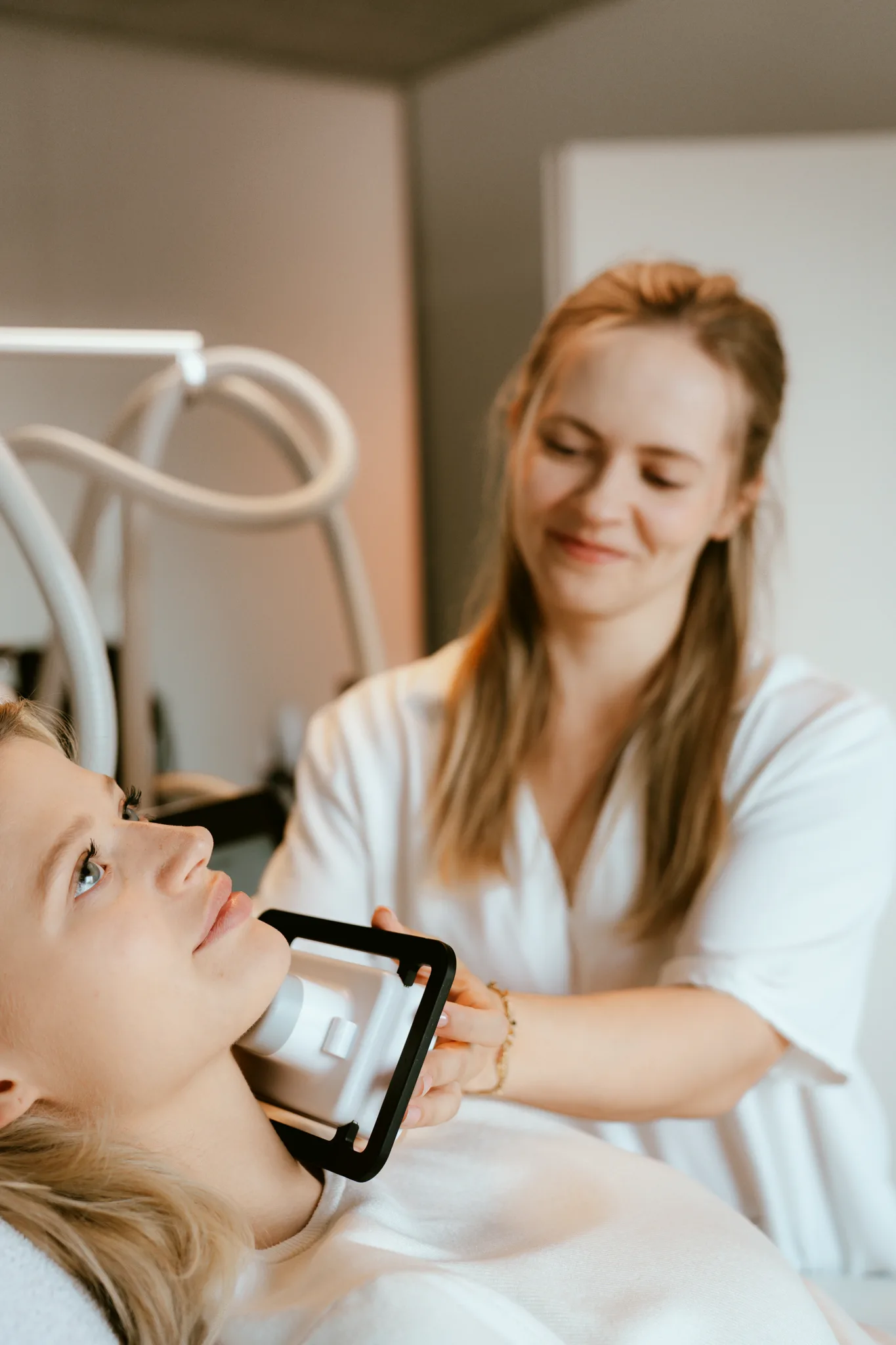 Cryo Arctic Max in actie tijdens een behandeling