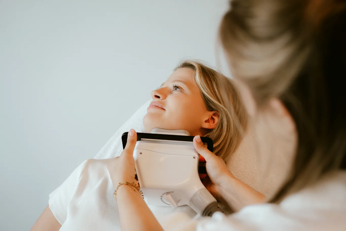 Cryo Arctic Max in actie tijdens een behandeling