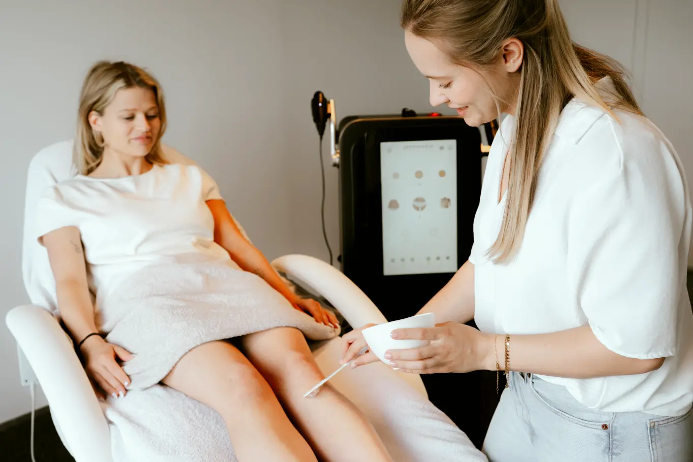ClearWave Ultra 4 in actie in de behandelruimte