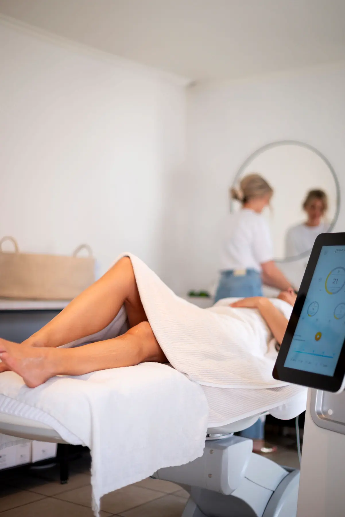 ClearWave Ultra 4 in actie in de behandelruimte